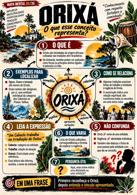 Mapa mental 01 de 35: Orixá