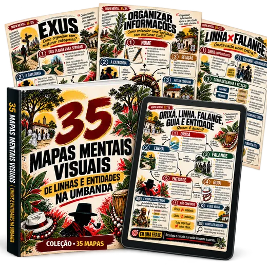 Capa dos 35 Mapas Mentais Visuais com mapas reais e tablet
